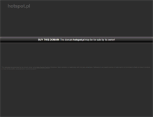 Tablet Screenshot of hotspot.pl